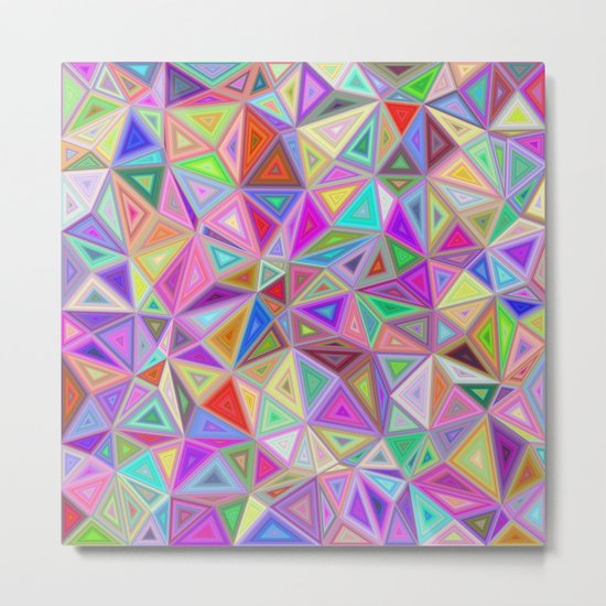 Triangular happiness Metal Print