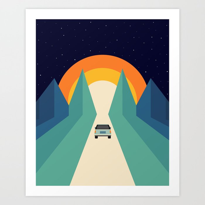 Discover the motif WONDERFUL TRIP by Andy Westface as a print at TOPPOSTER