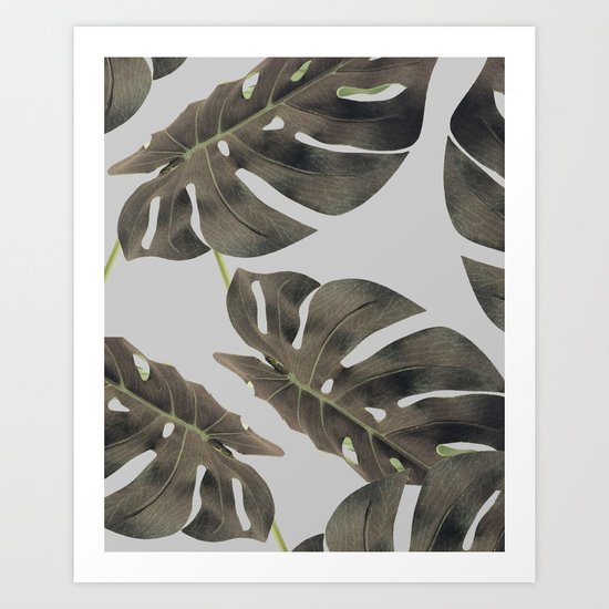 Monstera V2 #society6 #decor #buyart Art Print