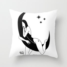 I told the stars about you Throw Pillow