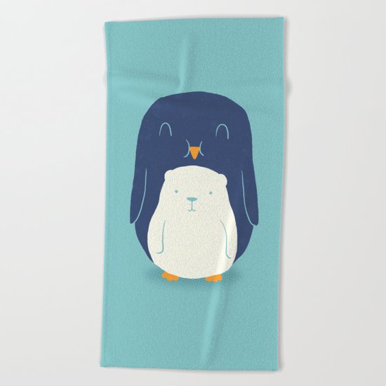 My Belly is a Polar Bear Beach Towel