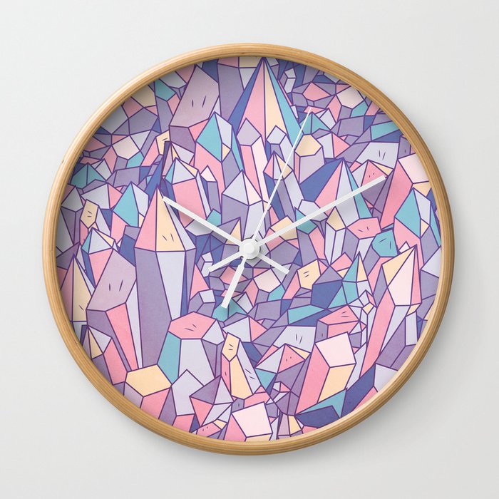 crystal heart ♥ Wall Clock