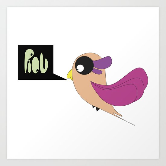 Piou Art Print