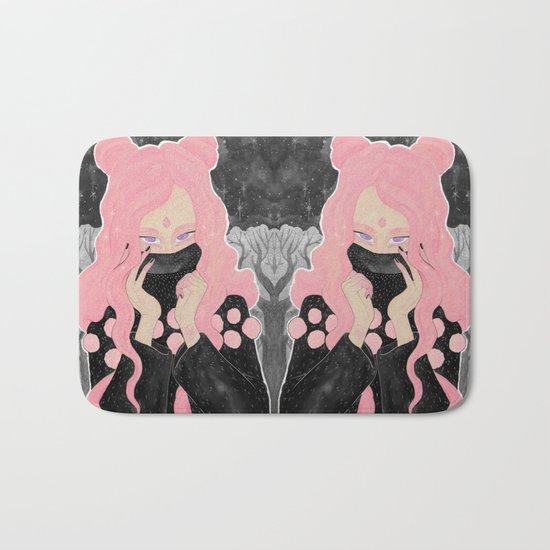 Pink Wicked Bath Mat
