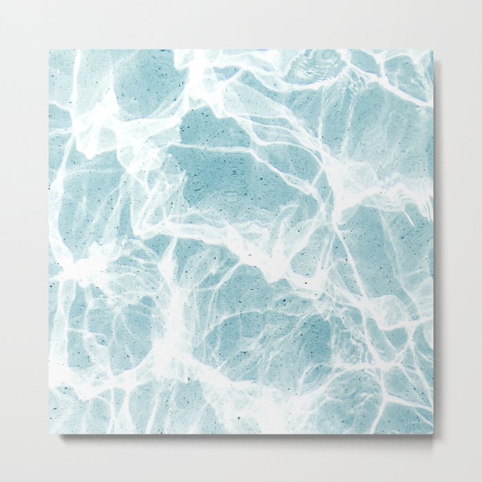 Poolside marble Metal Print