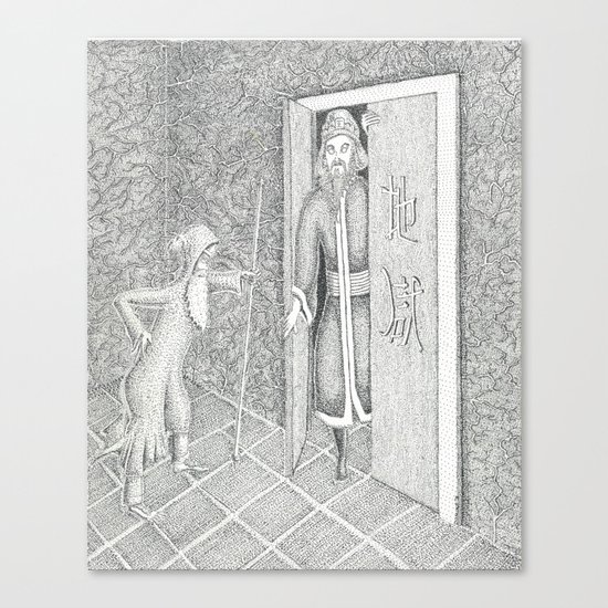 At Death's Door Canvas Print