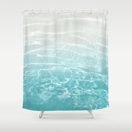 Soft Blue Gray Ocean Dream #1 #water #decor #art #society6 Shower Curtain