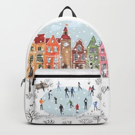 winter town Backpack