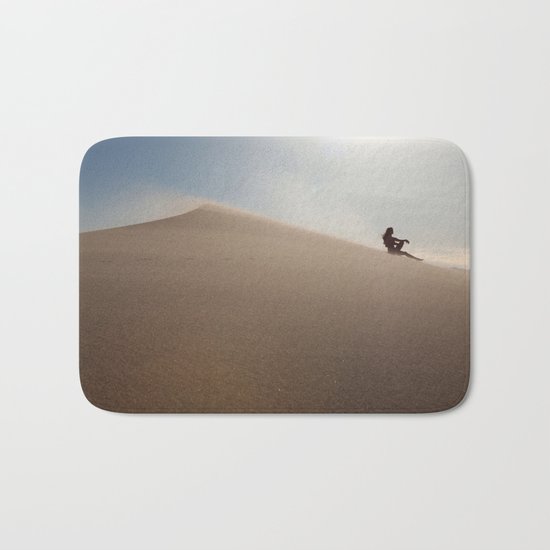Sunset at Eureka Sand Dunes Bath Mat