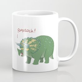 Potty Mouth Dinos: Triceratops Coffee Mug