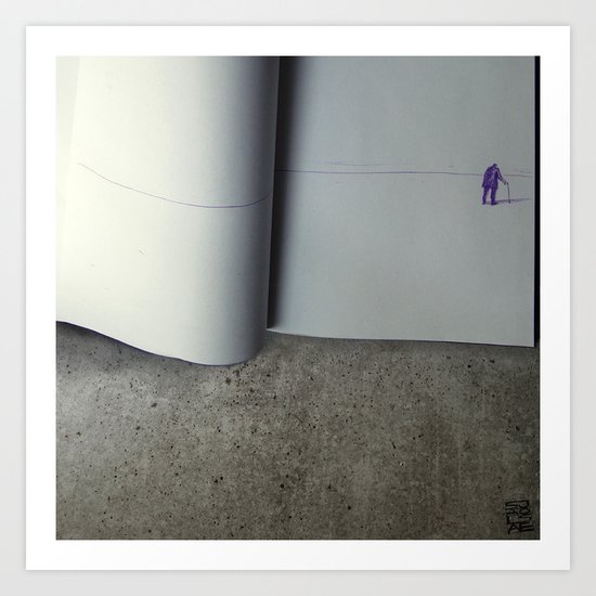The Last Page Art Print