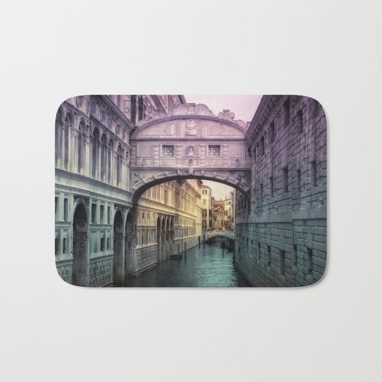 Ponte dei Sospiri | Bridge of Sighs - Venice (colored version) Bath Mat