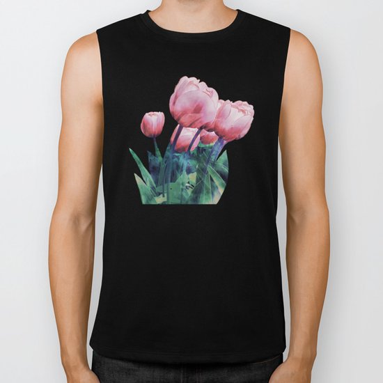 Tulips Biker Tank