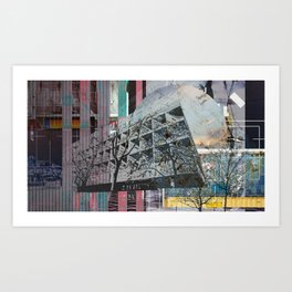 ARCHITECTURE COLLAGE | 23_GENEVA Art Print
