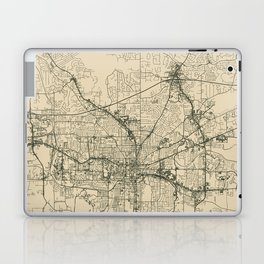 Tallahassee Minimalist Map - USA City Map Laptop Skin