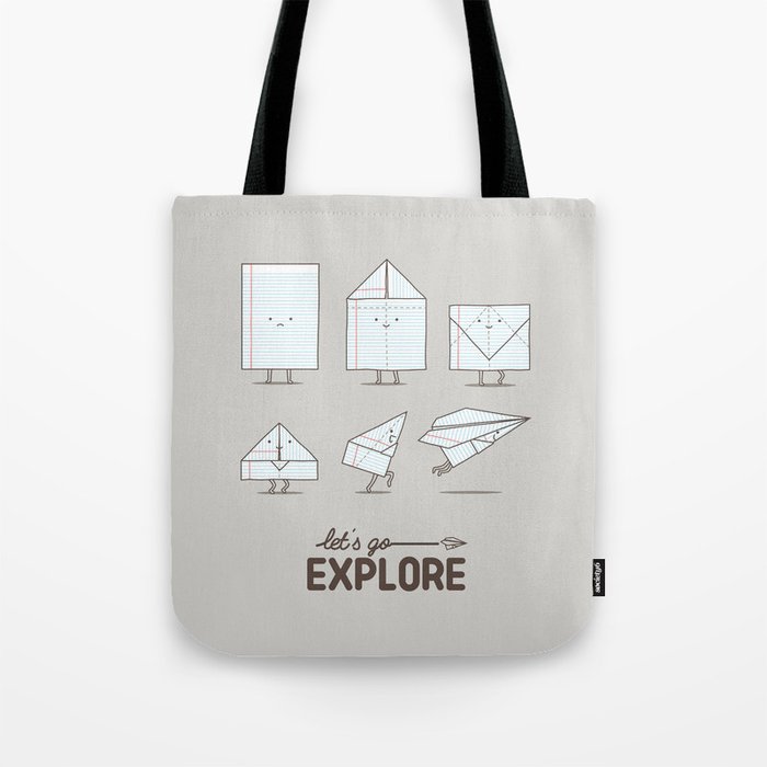 Let's go explore Tote Bag
