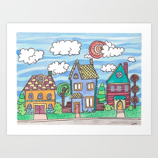 Welcome to the Nieghborhood Art Print