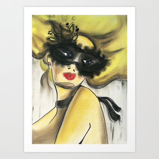 Masquebal Art Print
