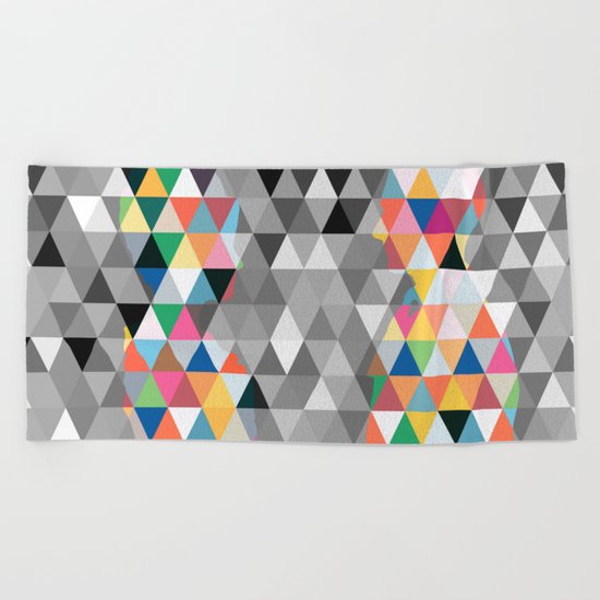 Many colors of being Beach Towel