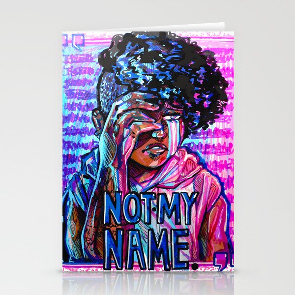 Trans Deadname- not my name- Stationery Cards