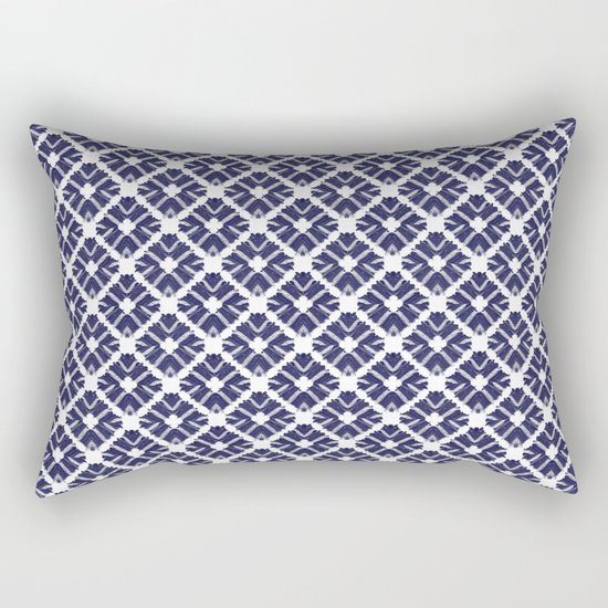 Shibori Diamonds Rectangular Pillow