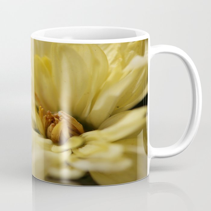 Macro Yellow Flower Coffee Mug