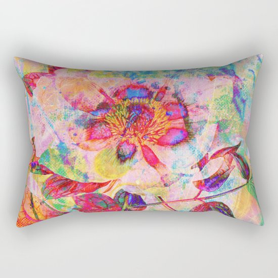 abstract anemone Rectangular Pillow