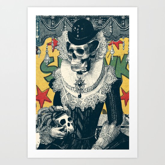Lady Art Print