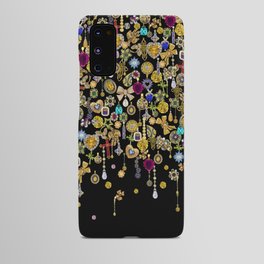 Diamond and gold hearts for a glamorous Hollywood bohemian girl. Android Case