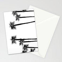 Minimal Black & White Palms #1 #tropical #decor #art #society6 Stationery Card