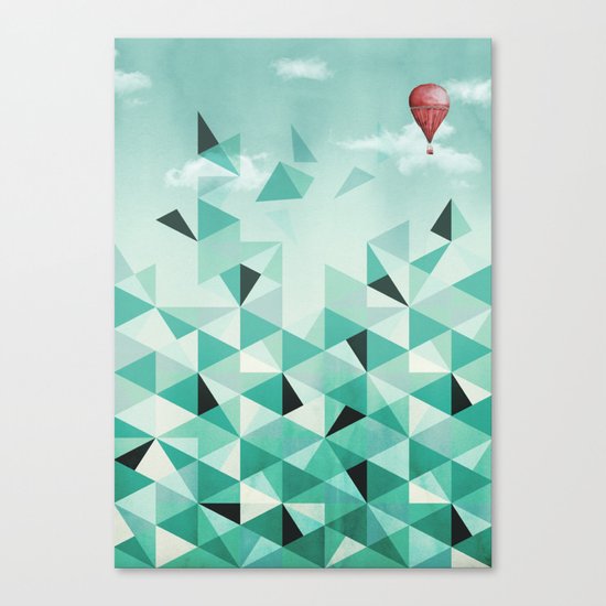 Emerald City (Blue Sky Version) Canvas Print