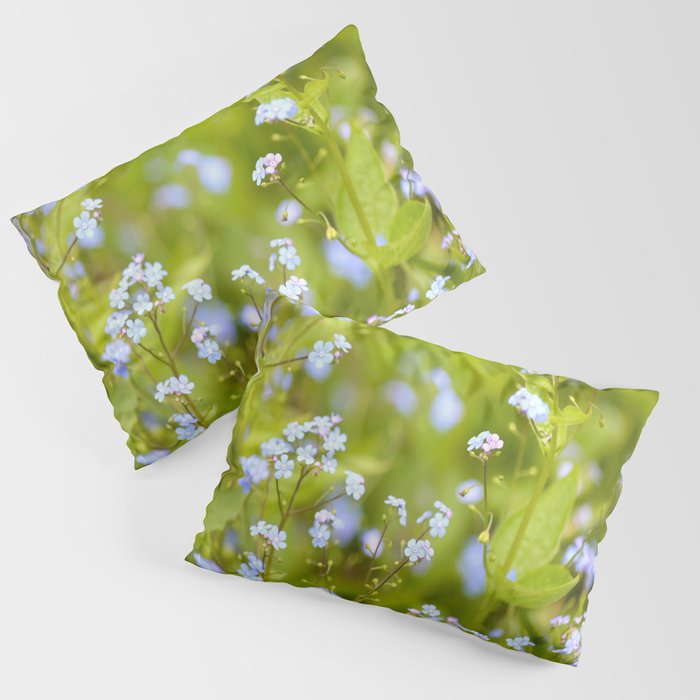 Forget-me-not Flowers In Nature #decor #society6 #buyart Pillow Sham