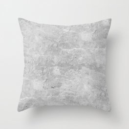 Gray Concrete Throw Pillow