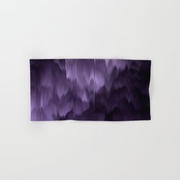 Purple and black. Abstract. Hand & Bath Towel