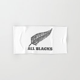 "All Blacks" Rugby Team New Zealand Hand & Bath Towel