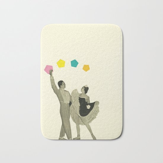 Throwing Shapes on the Dance Floor Bath Mat