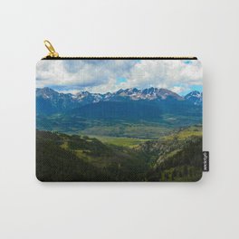 Gore Range with ranches below Carry-All Pouch