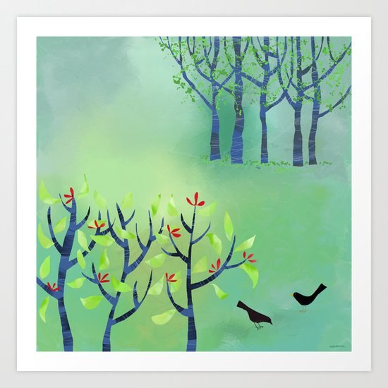 April Art Print