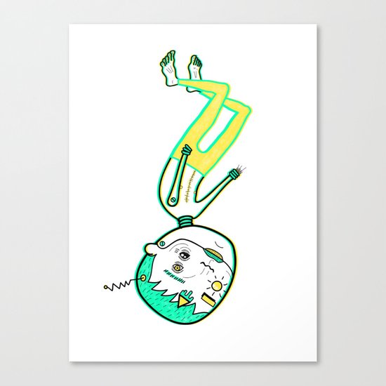 robot boy Canvas Print
