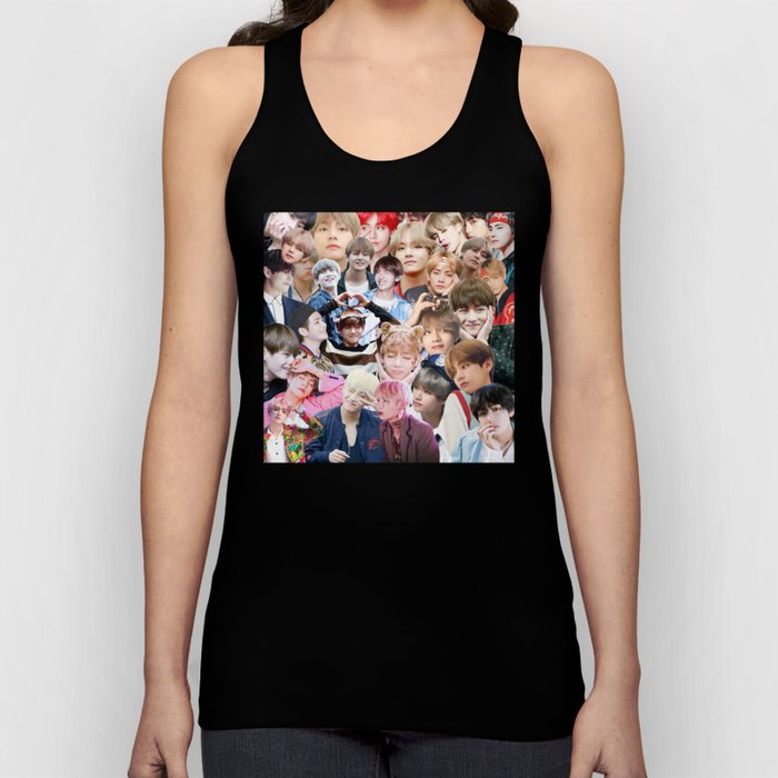V Bts Collage Tank Top By Ilomilo Society6