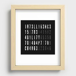 Intelligence Is The Ability To Adapt To Change Recessed Framed Print
