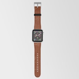 Minimalist Neurons on Red Apple Watch Band