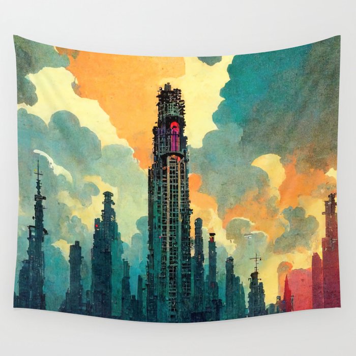 World of Tomorrow Wall Tapestry