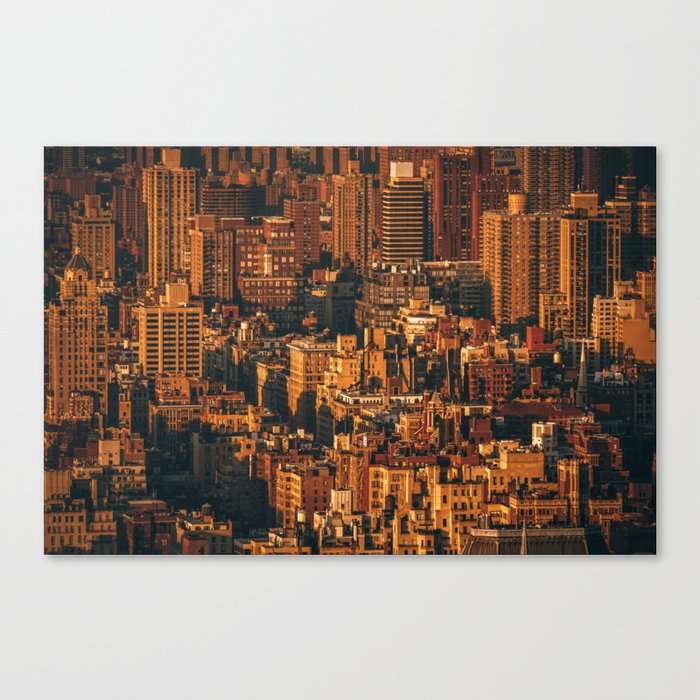Manhattan Rooftops of the Upper East Side  Canvas Print