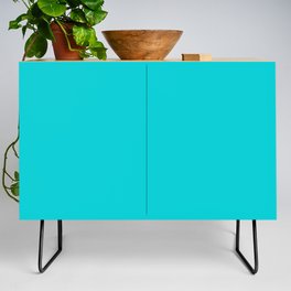 Spotted Pufferfish Blue Credenza