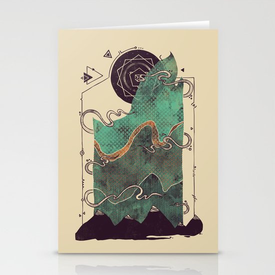 Northern Nightsky Stationery Cards