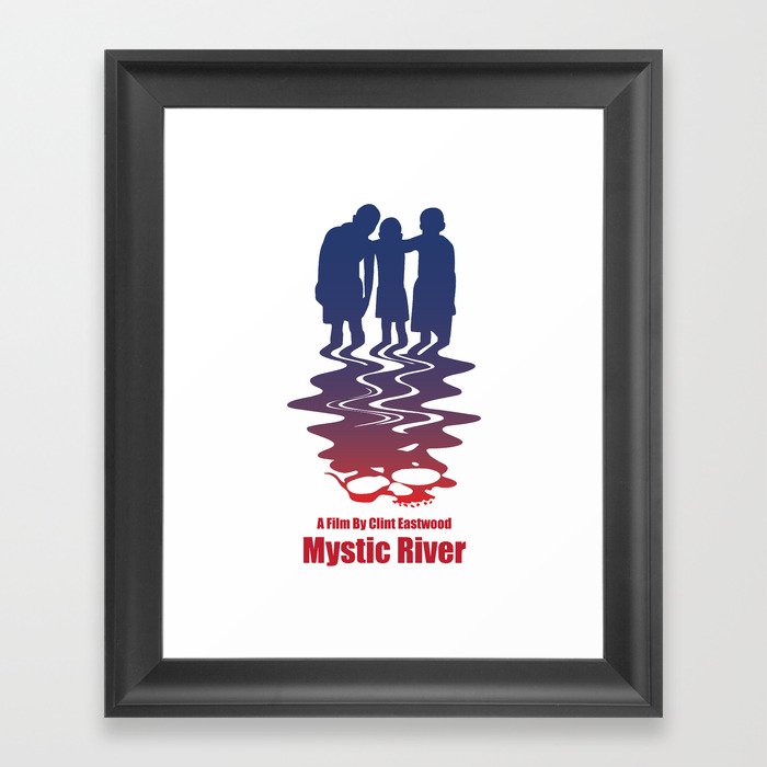 mystic river Framed Art Print