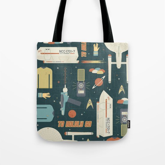 To Boldly Go... Tote Bag