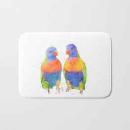 Parrot in Love Bath Mat