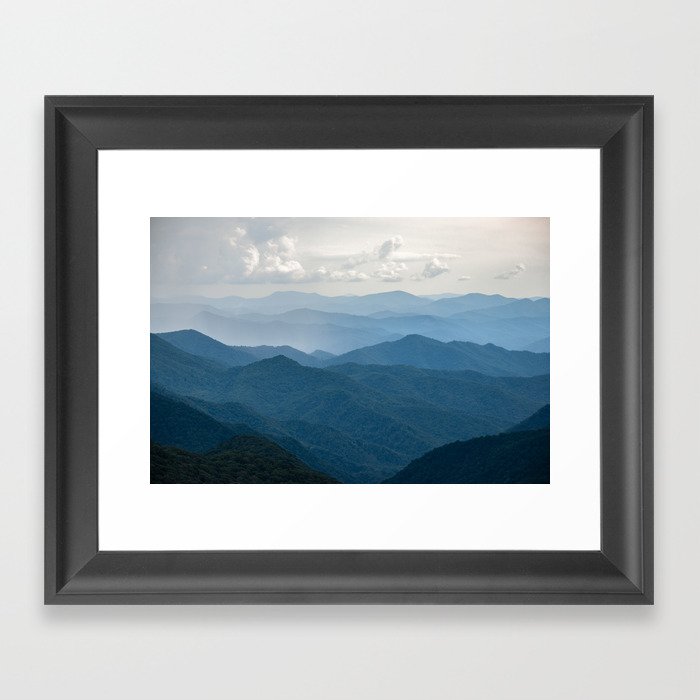Smoky Mountain National Park Nature Photography Framed Art Print